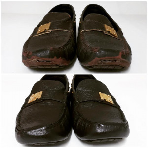 Реставрация мужской обуви