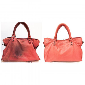 Реставрация женской кожаной сумки