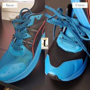 Реставрация и замена сеточки на кроссовках